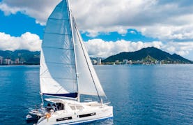 Private Sailing Adventure on a 41ft Performance Catamaran in Honolulu, Hawaii