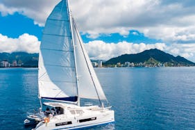 Private Sailing Adventure on a Performance Catamaran in Honolulu, Hawaii