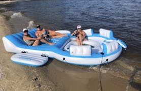 NEW! Rent the Splash n Chill Island Float in Central Florida | Great for Lakes & Ponds!