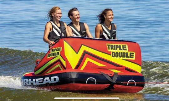 NEW! Rent a Chariot Style Towable Tube in Central Florida | Great with Boats & Jetski!
