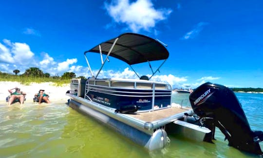 Sun Tracker’s Party Barge Pontoon Boat Rentals Santa Fe Lake, Melrose FL