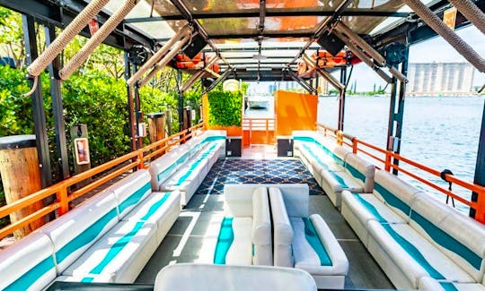 45ft Trident One of a Kind Party Pontoon in North Miami Beach!
