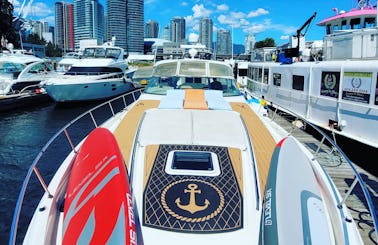 Luxury yacht 53 foot Sea Ray in Downtown Vancouver, Canada