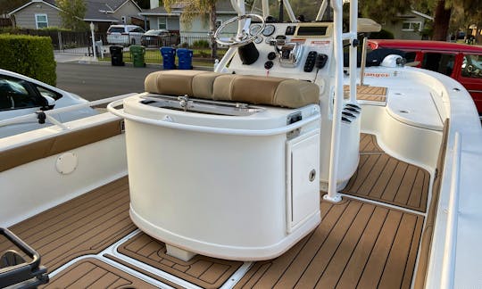Comfortable Sea Deck Flooring Kick Back & Relax Take Your Shoes Off Have a Ice Cold Beer And Go
