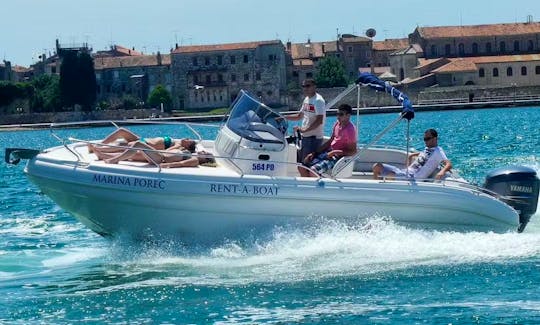 Ranieri Marvel Deck Boat Rental in Poreč, Istarska županija