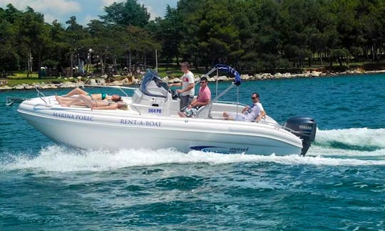 Ranieri Marvel Deck Boat Rental in Poreč, Istarska županija
