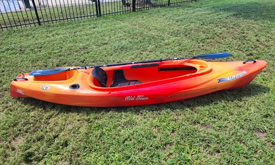 This kayak is also available for an additional fee.