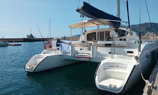 Fontaine Pajot 42ft Sailing Catamaran Sighting Dolphins Trips in Marbella