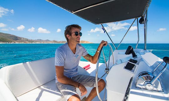 Charter the Lagoon 450 Cruising Catamaran for Anguilla Tours with Friends