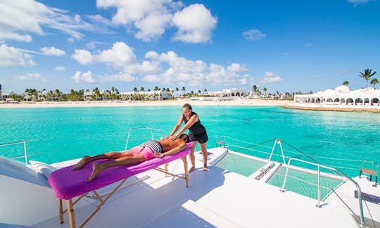 Charter the Lagoon 450 Cruising Catamaran for Anguilla Tours with Friends