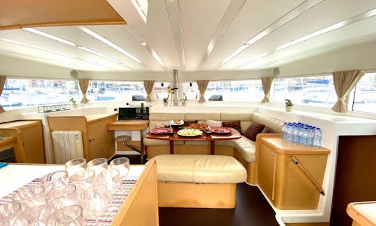 Luxury 45' Lagoon Catamaran Rental in Lisbon, Portugal