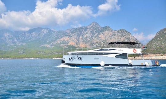 63ft  Active Power Mega Yacht Charter in Antalya, Turkey