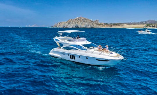 48ft Azimut Motor Yacht Rental in Cabo San Lucas, Baja California Sur