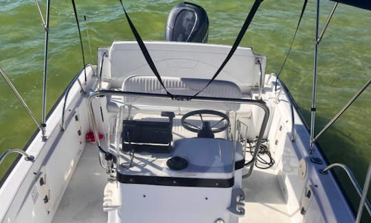 Boston Whaler Dauntless 180 Center Console Rental in Cape Coral, Florida!
