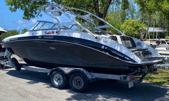 Yamaha 242 Limited S Jet Boat Rental in Pompano Beach, Florida! You pick your location!