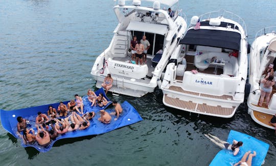 2 50ft Searay Motor Yacht package up to 26 people $600 per hour in Miami