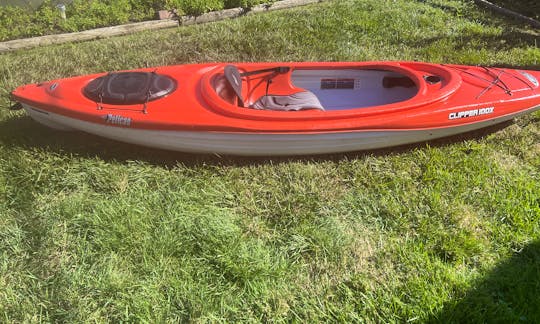 Pelican Clipper 100 Single Person Kayak For Rental in Dearborn