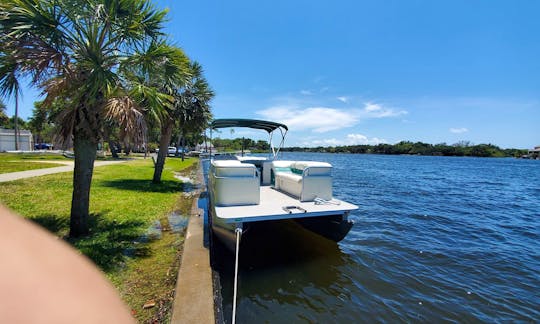 24' Pontoon, Island Hoping, Dolphin watching, Sunsets and more