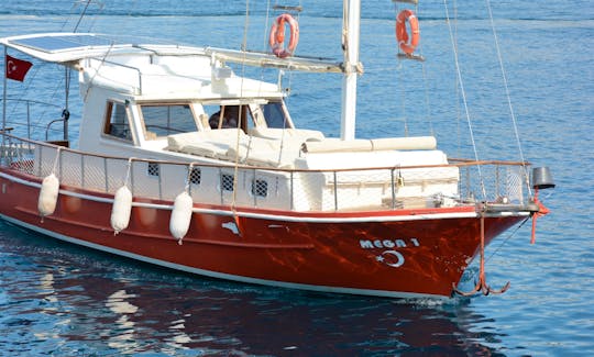 Mega1 40' Luxury Gulet Charter for Daily Tours!