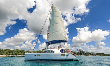 Hermoso y lujoso catamarán nuevo con 44 lagunas en Cozumel/Tour privado en COZUMEL