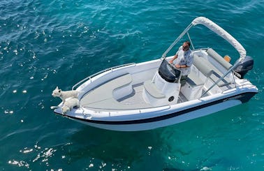 Poseidon Blu Water 185 - Self Drive Boat for Rent in Milos, Greece