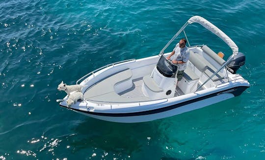 Poseidon Blu Water 185 - Self Drive Boat for Rent in Milos, Greece