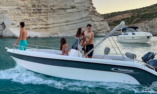 Poseidon Blu Water 170 II - Self Drive Boat Rental in Milos, Greece