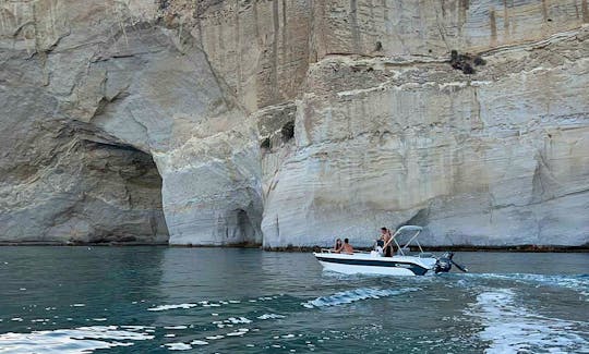 Poseidon Blu Water 170 II - Self Drive Boat Rental in Milos, Greece