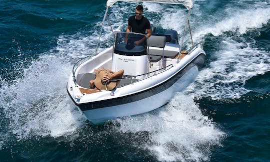 Poseidon Blu Water 170 I - Self Drive Boat Rental in Milos, Greece