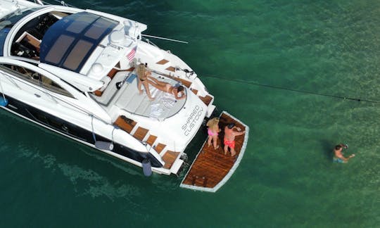 53' Sunseeker Protofino Luxury Yacht Rental in Hallandale Beach, Florida