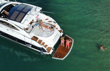 53' Sunseeker Protofino Luxury Yacht Rental in Hallandale Beach, Florida