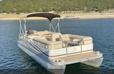 HAPPY TIMES** 25' Party Pontoon for Rent in Austin, Texas