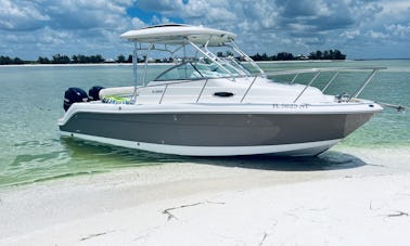 Aventura VIP en barco a motor bimotor en Ft Myers y las islas Barrier circundantes