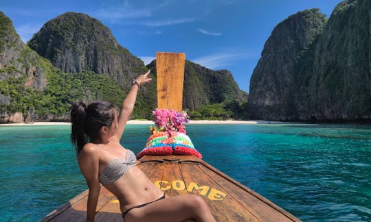 "Escape Phuket" Phi Phi Island Day Trip Private Longtail Boat Adventure Trip