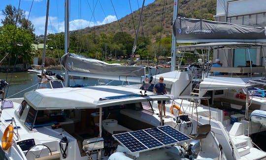 Brand New Catamaran NAUTITECH 46 Fly with crew for Rent in Rivière, Mauritius