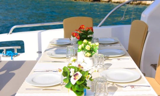 Exclusive 12 Person Motor Yacht Charter on Kundu in Antalya, Turkey!
