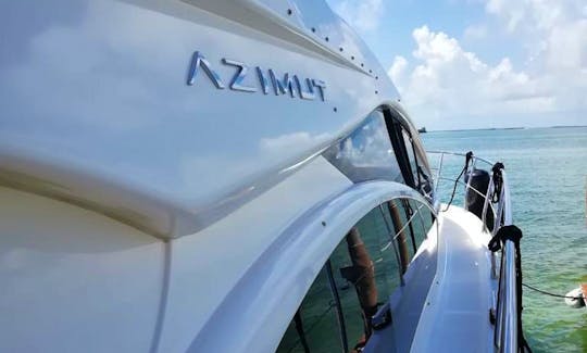 Classic and elegant AZIMUT - 40ft- DOUBLE DECK Isla Mujeres, Cancun