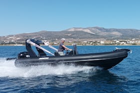 New Mostro 621 Offshore RIB boat Rental in Paros, Greece