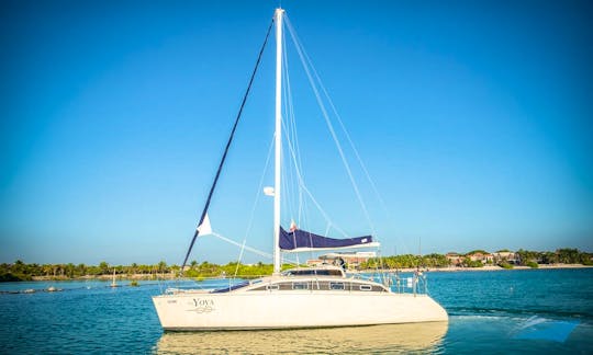PDQ Catamaran 37’ from Tulum with all inclusive.