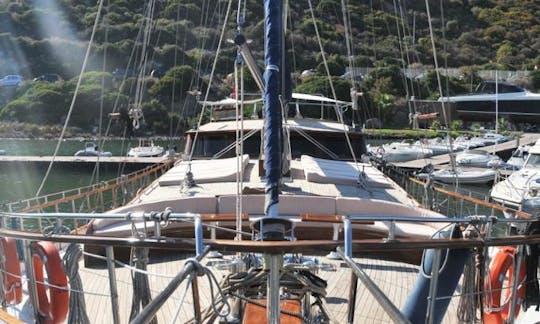 luxury small ship Gulet Charter Elianora in Capri, Amalfi Napoli, Italy 