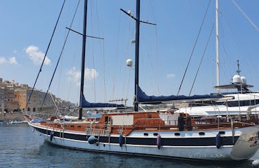luxury small ship Gulet Charter Elianora in Capri, Amalfi Napoli, Italy 