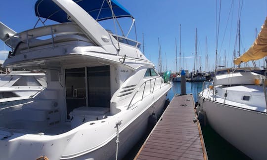 Sea Ray 40' para viagem de luxo a Balandra e Isla Espiritu Santo, México