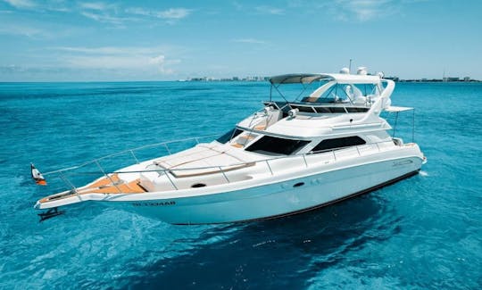 Hermoso yate a motor Sea Ray de 51 pies en Cancún