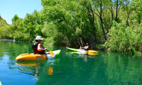 The quiet of the creek channel.