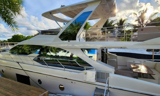 Azimut 66 Flybridge Motor Yacht Charter In North Miami, Florida