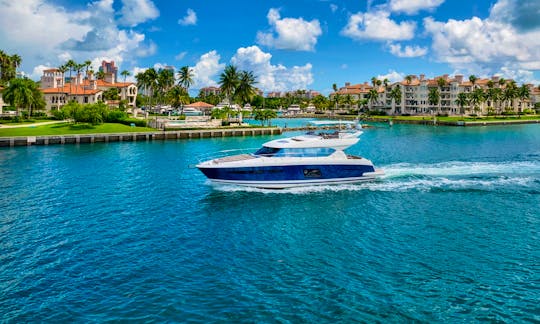 Prestige Flybridge 62 Motor Yacht Charter In Miami Beach Florida