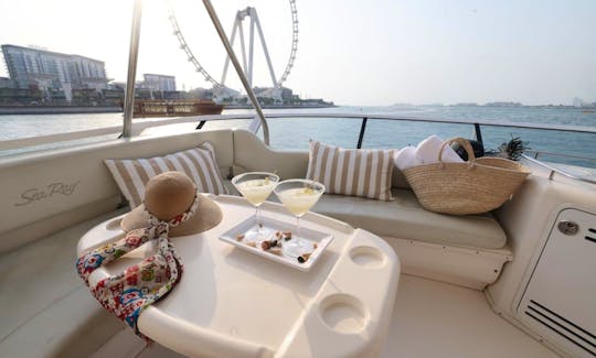 BEAUTIFUL 60FT YACHT IN DUBAI FOR BEST CRUISE