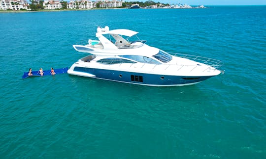 AZIMUT 60 FLYBRIDGE Luxury Yacht for Charter in Miami
