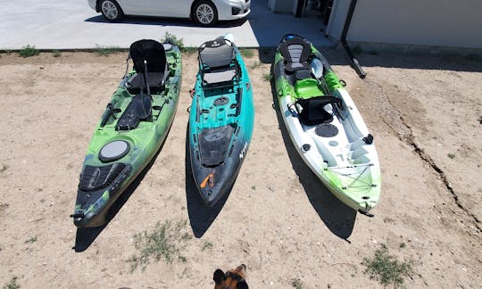 3 Fishing Kayaks - 1 tandem for Rent in Pueblo, Colorado