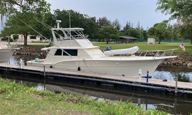 53ft Hatteras Sport Fish Motor Yacht Rental in Treasure Island, Florida